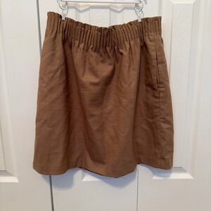 J. Crew Factory Brown Mini Skirt